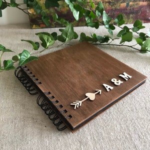 Personalized Photo Album, Couple Scrapbook, Christmas Gift for Husband