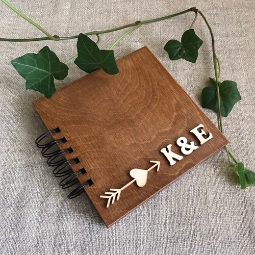 Personalized Photo Album Couple Scrapbook Gift for Wife for Etsy