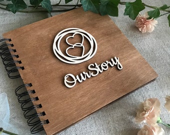 Anniversary Gift - Couples Scrapbook - Our Story Photo Album