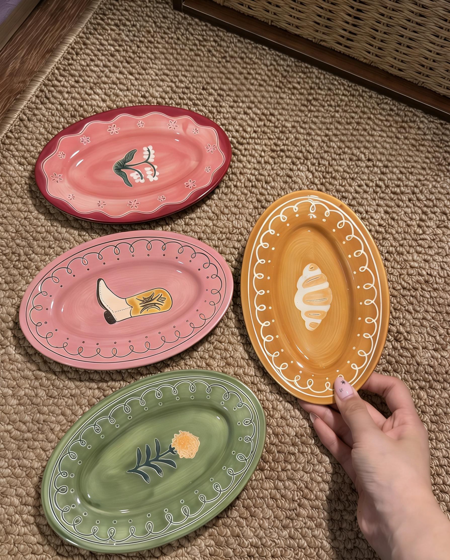 手描きの皿 - Etsy 日本