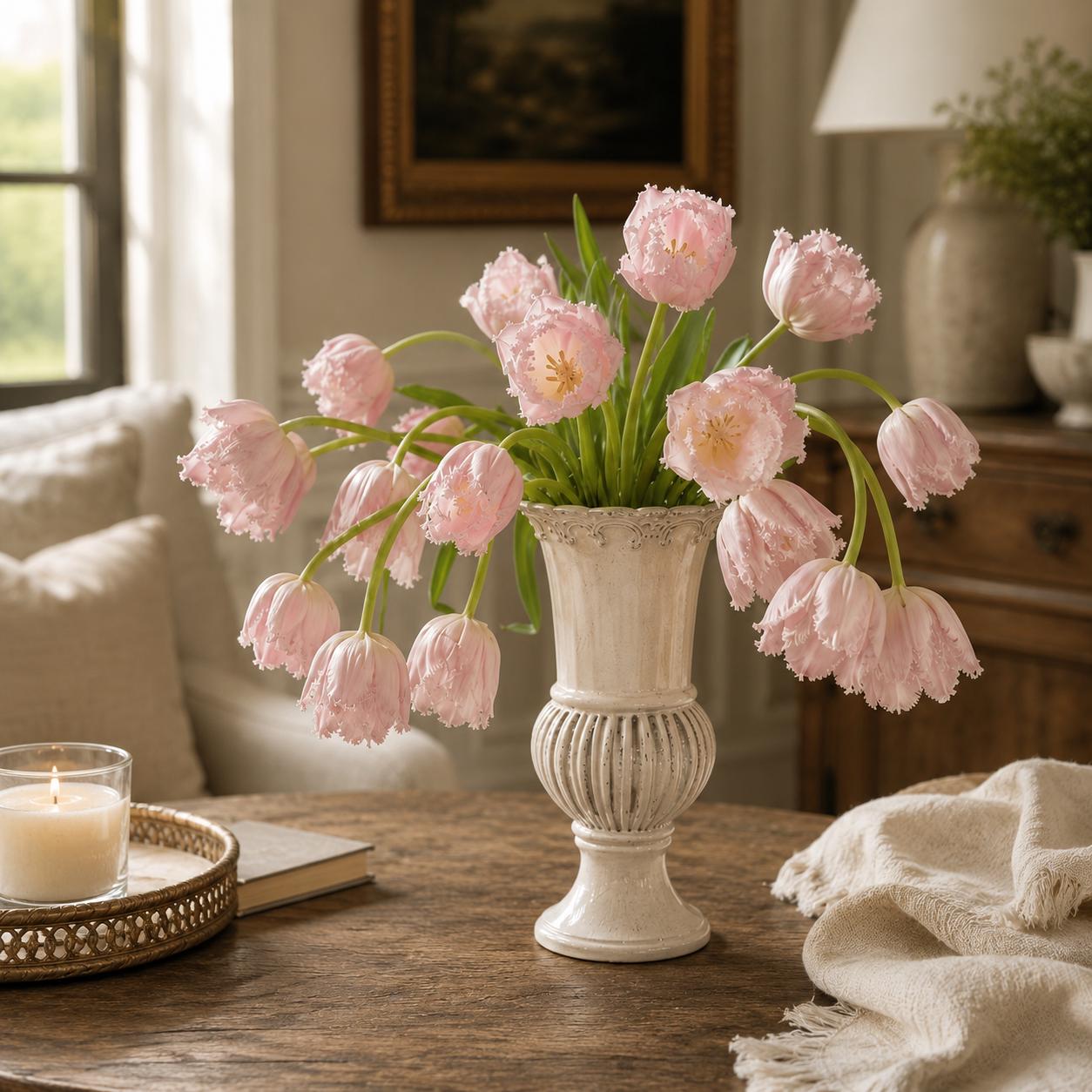 Cream antique flower vases - Etsy 日本