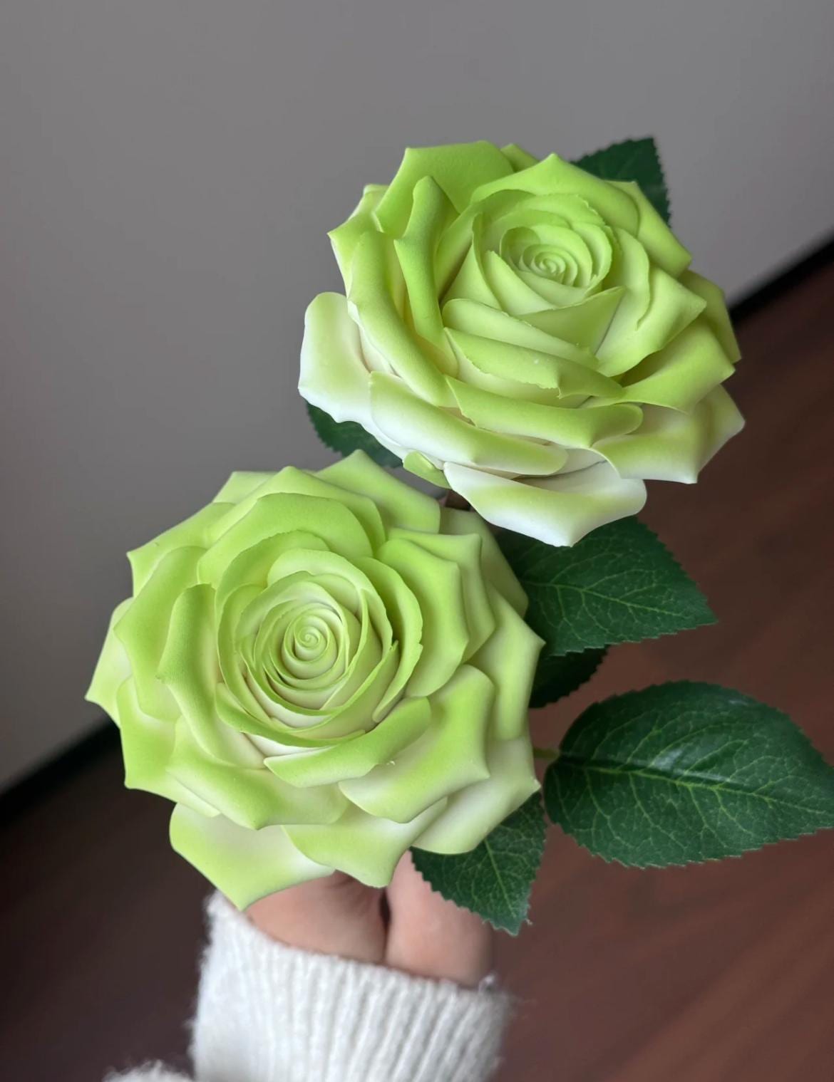 Crafted Roses Handmade Ceramic Rose Flower, Pure Handcrafted Floral Decor, Elegant ...