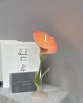 Calla Lily Candle Holder, Elegant Floral Candle Stand, Handmade Home Decor
