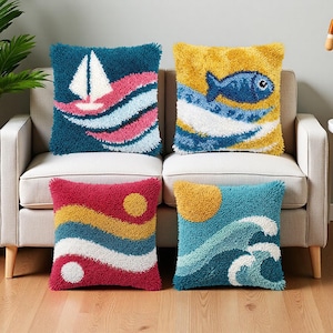 Kit d'oreillers pour crochet de verrouillage Ocean Vibe, projet artistique du week-end en solo