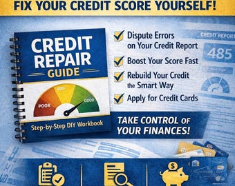 Credit Repair Guide: Fix Your Score Yourself (Digital Download)