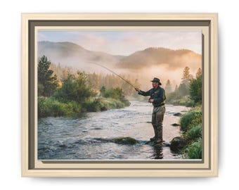 Matte Canvas, Framed (Multi-color)