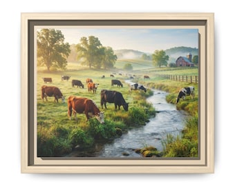 Matte Canvas, Framed (Multi-color)