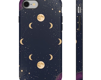 Phases of the Moon phone case | Tough Case