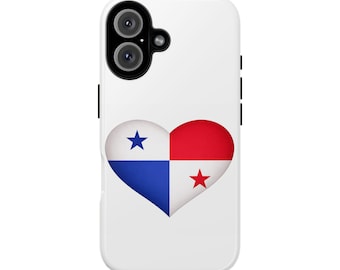 Panama Flag Heart phone case | Tough Case
