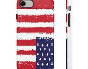 Distressed American Flag phone case | Tough Cases