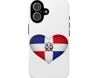 Dominican Republic Heart phone case | Tough Case