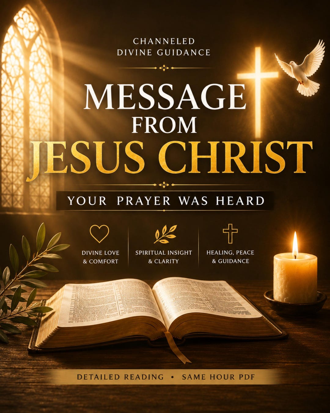 Channeled Jesus Christ Reading, Divine Guidance, Spiritual Insight (PDF ...