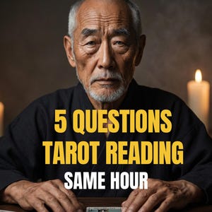 5 Question Tarot Reading | Multiple Questions Answered | Written Insight | Same Hour Delivery