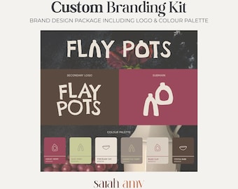 Custom Branding Kit | Logo Design Package for Coaches, Small Businesses (Full Branding Suite)