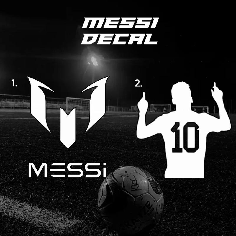 Messi Symbol Sticker Messi Stickers - Etsy