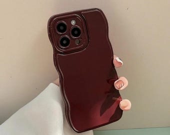 Custodia in silicone 3D Wave per iPhone: morbida cover antiurto e dissipante del calore