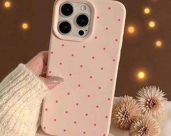 Cherry iPhone Case, Cartoon Fruit Silicone Cover