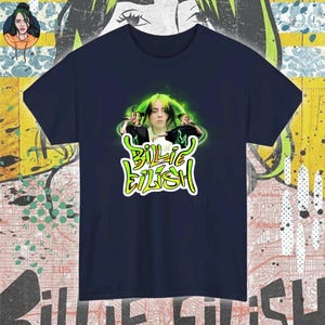 Billie Eilish Graphic Tee - Etsy