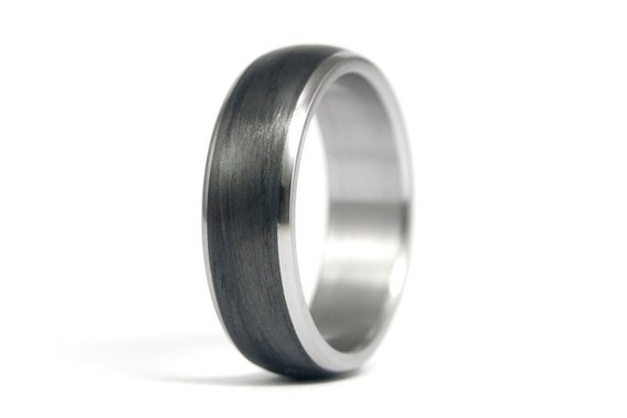 Mens 8mm Beveled Knotched Edge Wedding Band Hammered Finish Multi Grooved Center High Polished Comfort Fit Tungsten Carbide Anniversary Ring