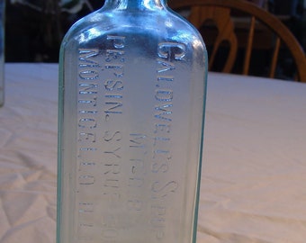 Caldwell's Syrup Pepsin Bottle.