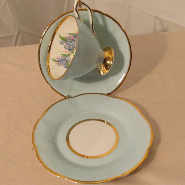 reserved for Livy Clare China Tea Cup And Saucer Trio