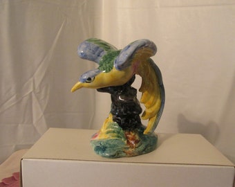 Vintage Set of Three (3) Made in Japan Ceramic Birds, Two (2
