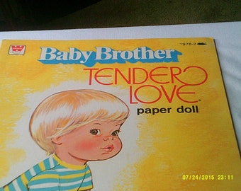 Baby Brother Tender Love Paper Doll