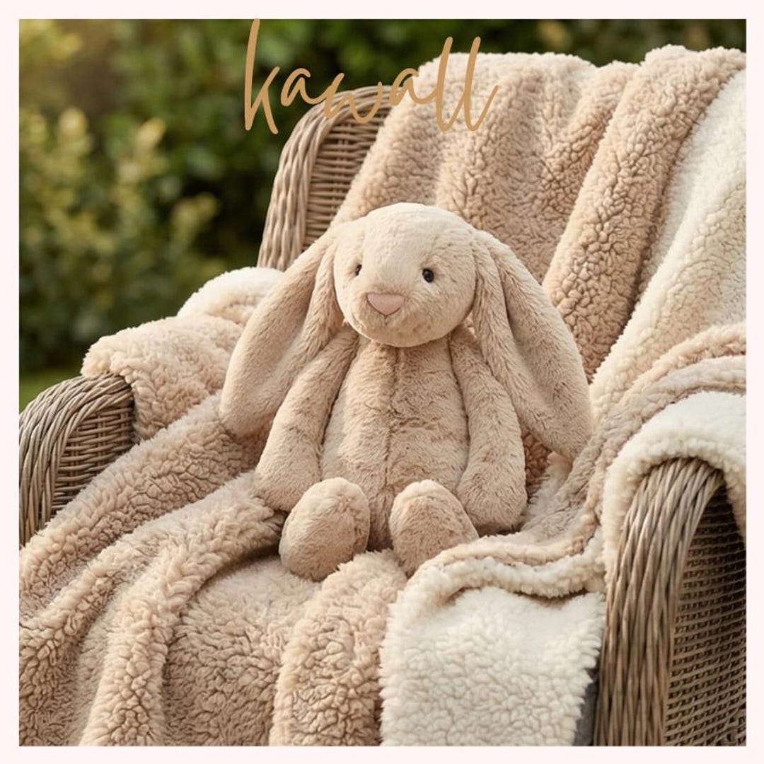 Jellycat Rabbit Decor Jellycat Bashful Beige Bunny 40cm, Classic Brown Stuffed Animal ...