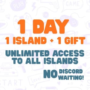 1 día de acceso ilimitado a la isla + regalo (planificador digital)