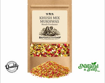 Khush Mix Mukhwas | Aromatic Indian After-Meal Mouth Freshener| GMP CERTIFIED PRODUCTs