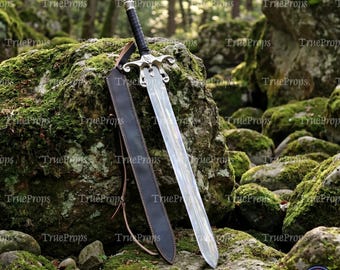 Handgefertigtes He-Man Power Schwert Nachbau | Edelstahl Fantasy Display Schwert mit Scheide