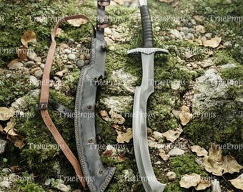 Hand Forged Carbon Steel Egyptian Khopesh Sword: Medieval Viking Style