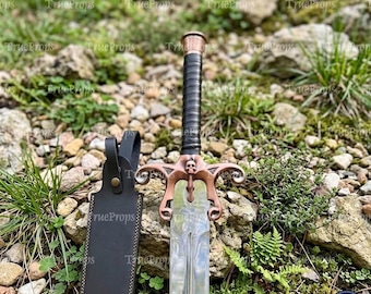 Handgefertigtes He-Man Power Schwert Nachbau | Edelstahl Fantasy Display Schwert mit Scheide