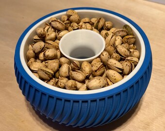 3D gedruckte Snackschale, Dual-Layer-Nussschale, Konfektschale - Mittlere Größe