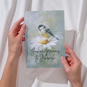 You Are Precious to Jehovah Card | Encouragement Card | Christian Gift | Scripture Greeting Card | JW Gift Idea | Jehovah's Witnesses Gifts