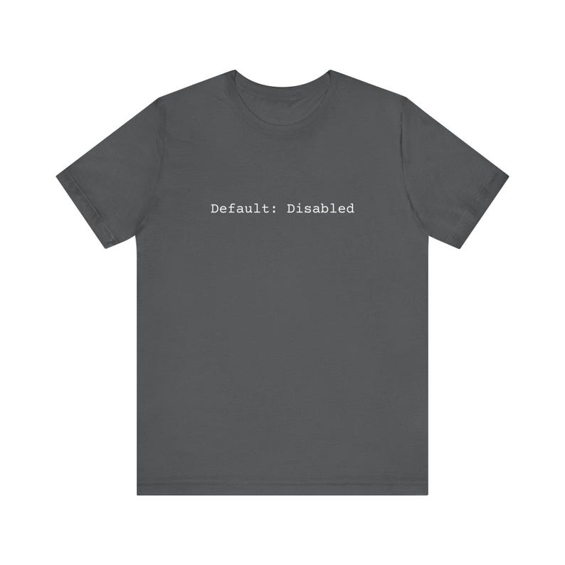 Default: Disabled - Code Tee | Programmer Tech T-Shirt image 9