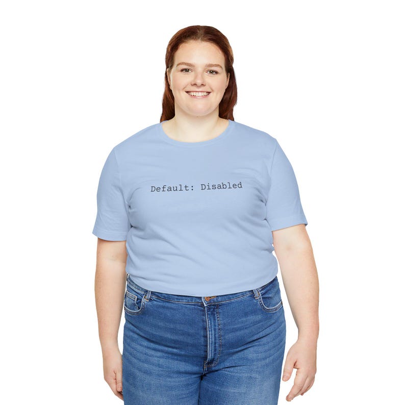 Default: Disabled - Code Tee | Programmer Tech T-Shirt image 16