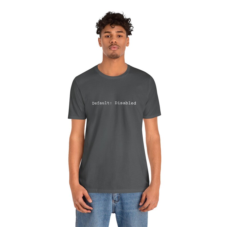 Default: Disabled - Code Tee | Programmer Tech T-Shirt image 14
