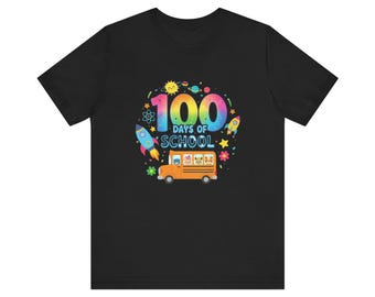100 Days of School Student T-Shirt | Kids Celebration Tee