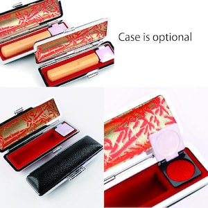 Japanese Hanko Stamp – Custom Name Seal in akane Wood stamp Personalized Signature Stamp Kanji or English Carving Unique Gift from Japan image 9