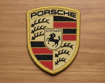 A Pair Of Motor Car Racing Patches Sew / Iron On Badges:- Martini Racing (e