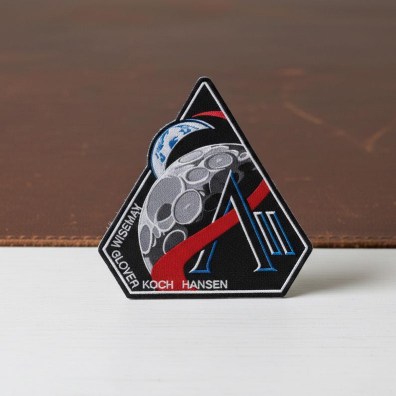 Artemis II Mission Patch, Artemis 2 Space Patch, Embroidered Iron on ...