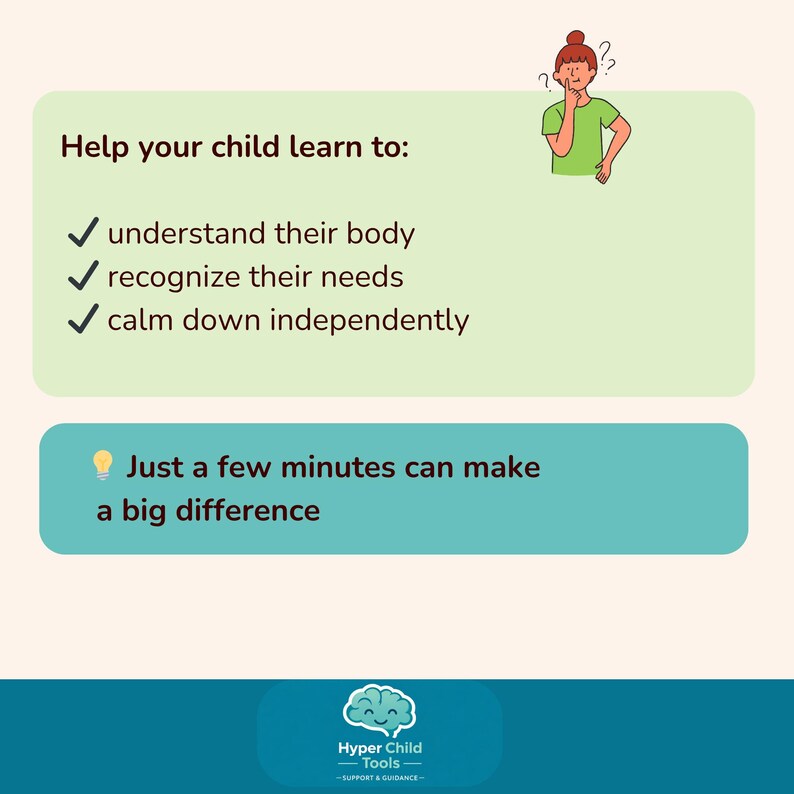 Sensory Calm Down Cards for Kids | Emotional Regulation Activities ...