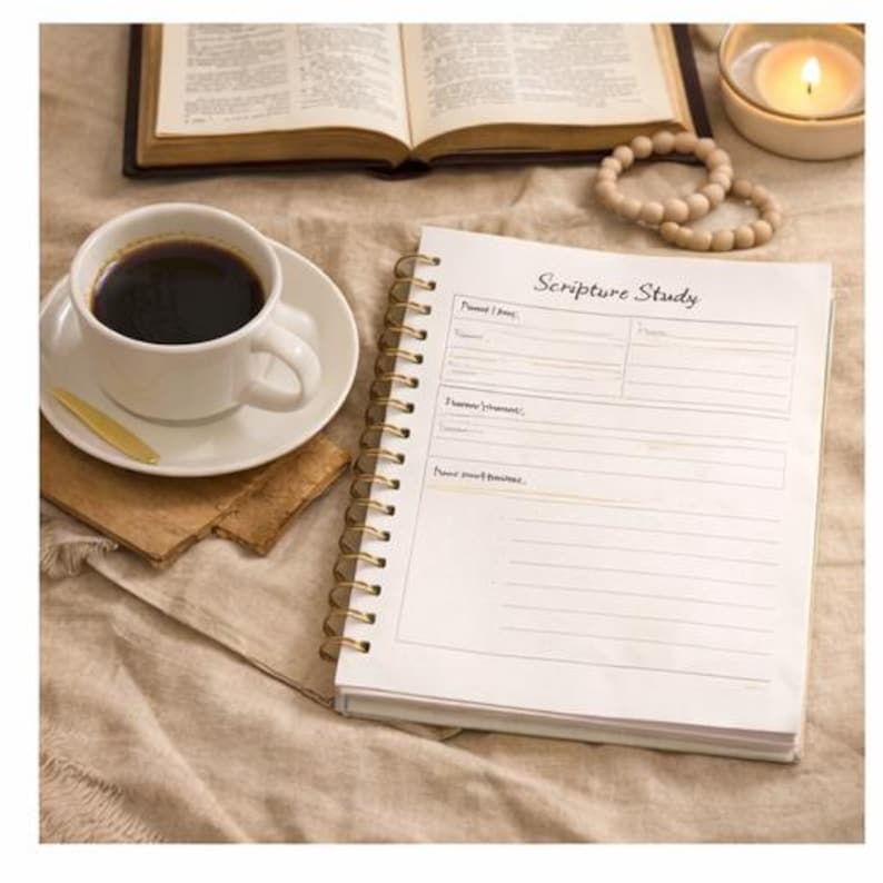 Scripture Study Notes Template Printable Scripture Study Printable | Observe–interpret–apply Bible Study ...