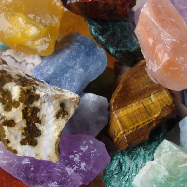 Premium Tumble Mix Rough Rocks - You Choose the Lot Size - Large Stones- 100% Natural