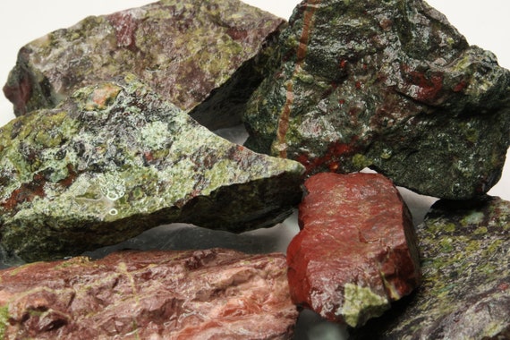 Premium Dragon Bloodstone Rough Rocks - You Choose the Lot Size - Large Stones- 100% Natural
