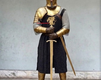 King Merlin Medieval Full Antiq Armor | Fantasy Legend Historical Arthur Armour | Fully Cosplay Set