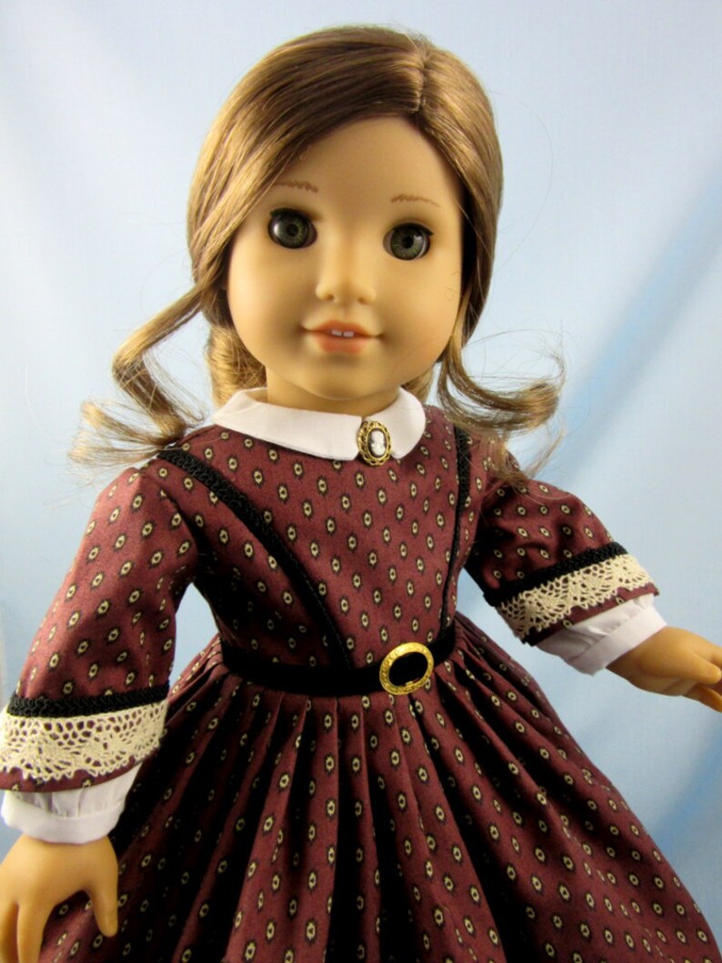 1860s Civil War Era Dress Doll Clothes American Girl 18 | Etsy