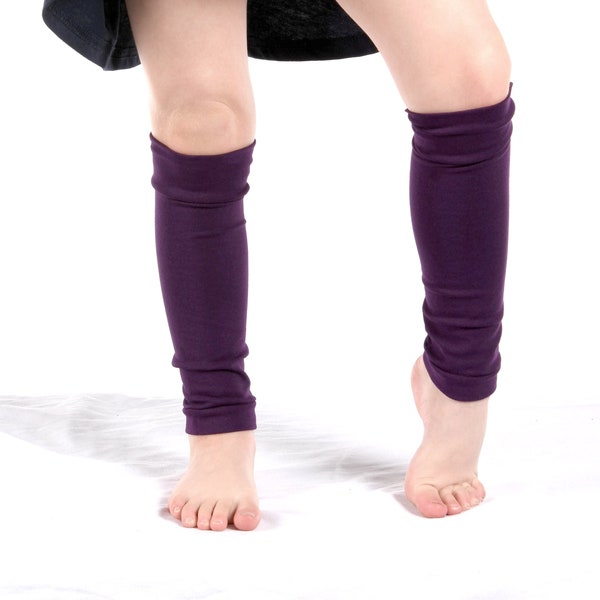 KIDS Girls Leg Warmers, Purple Leg Warmers. Ballet Leg Warmers, Girls Boy Long Leg Warmers Gift for Her Ballet, Costume, Dance Accessory