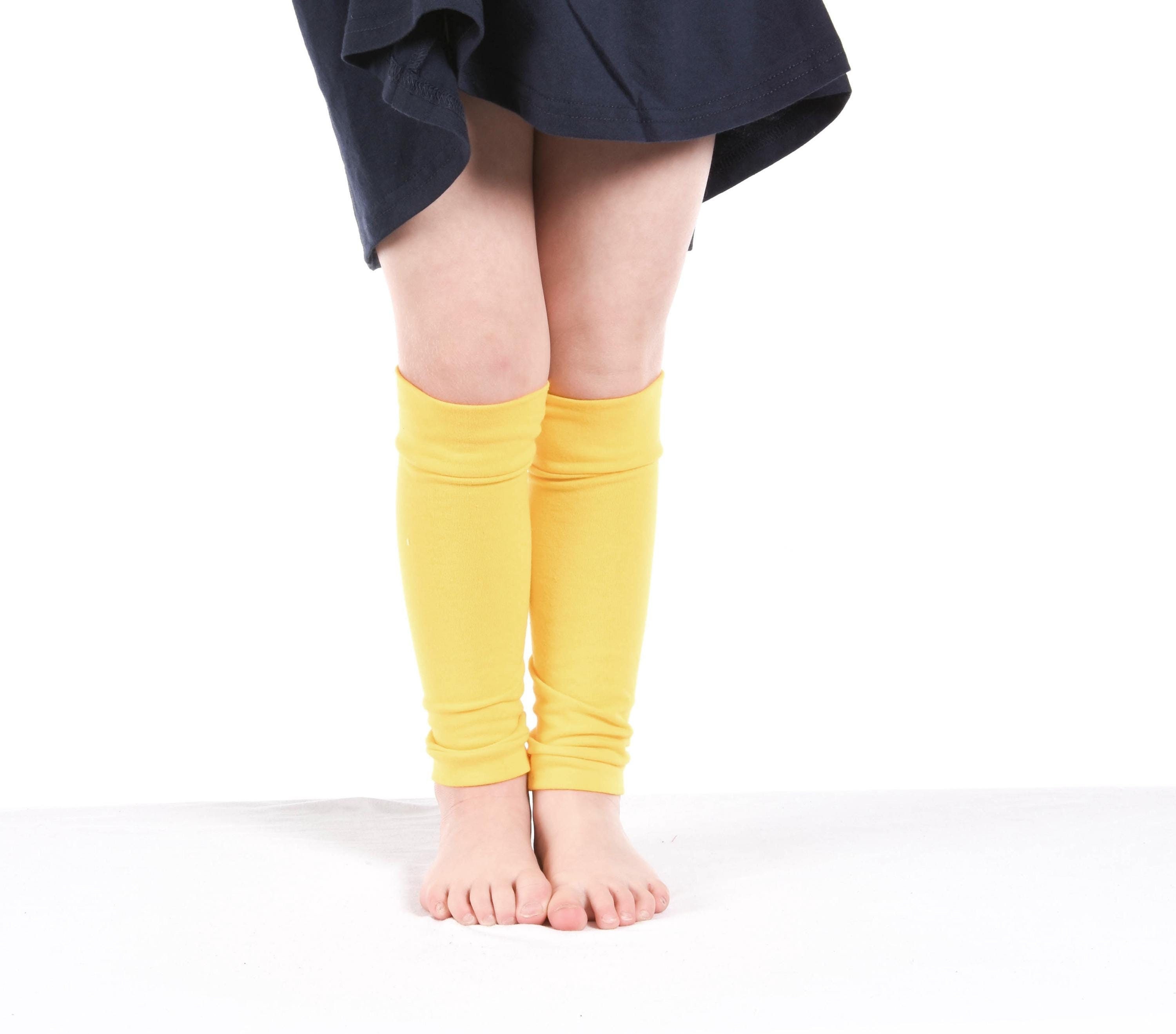 Yellow Jersey Leg Warmers: Kids Dance Costume Accessory